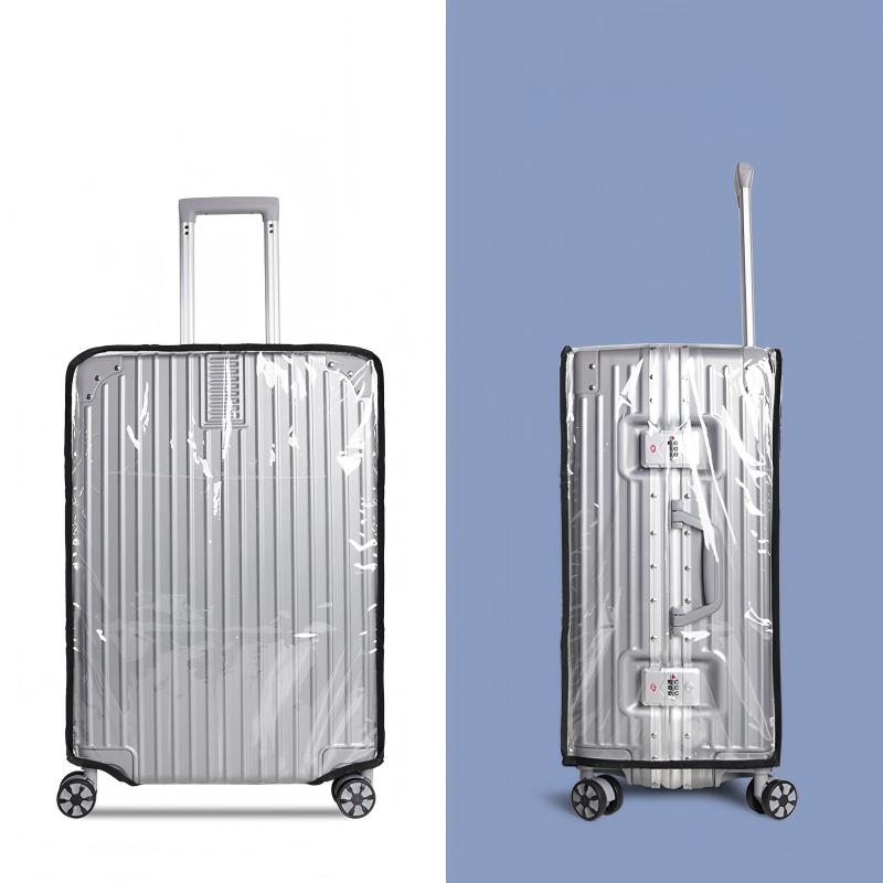 Luggage Protective Cover Transparent - Şeffaf PVC Valiz Koruyucu Kılıf, Tekerlekli