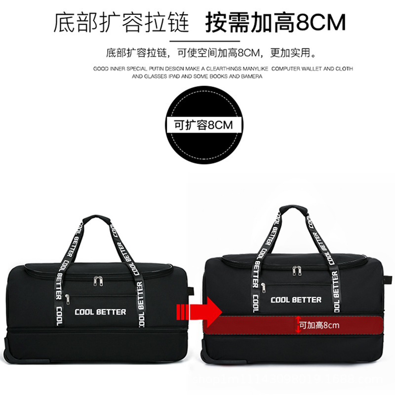 Büyük Kapasiteli Çekçekli Çant - Foldable Rolling Luggage Bag incelemesi ve fiyatı