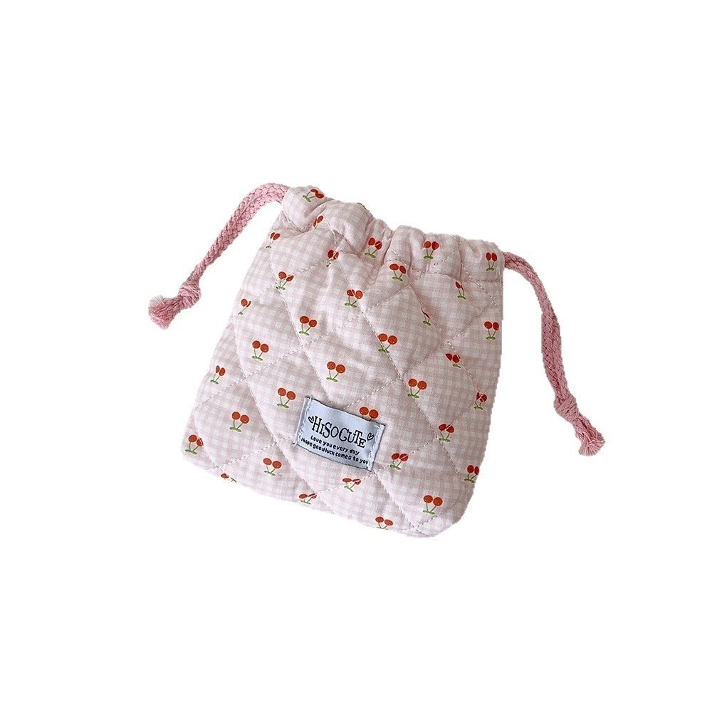 Yeni Kiraz Desenli İpli Çanta, - Cosmetic Bags incelemesi ve fiyatı
